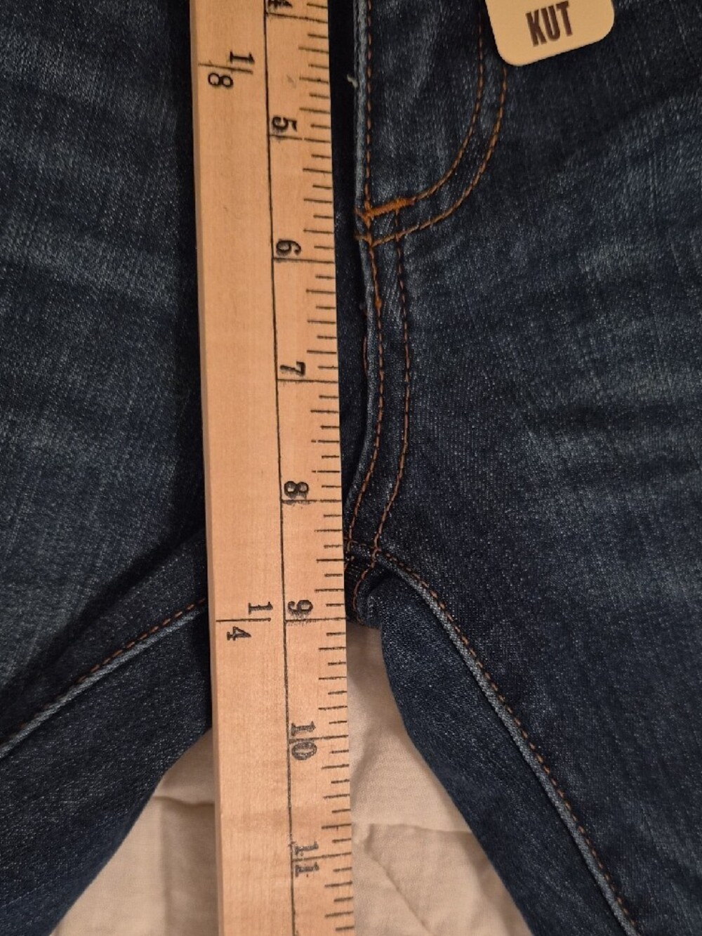 Kut Mid Rise Slim Leg- Size 2 P - Picture 5 of 9